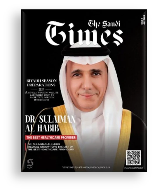The Saudi Times magazine, Issue 3 — Dr. Sulaiman Al Habib on the cover