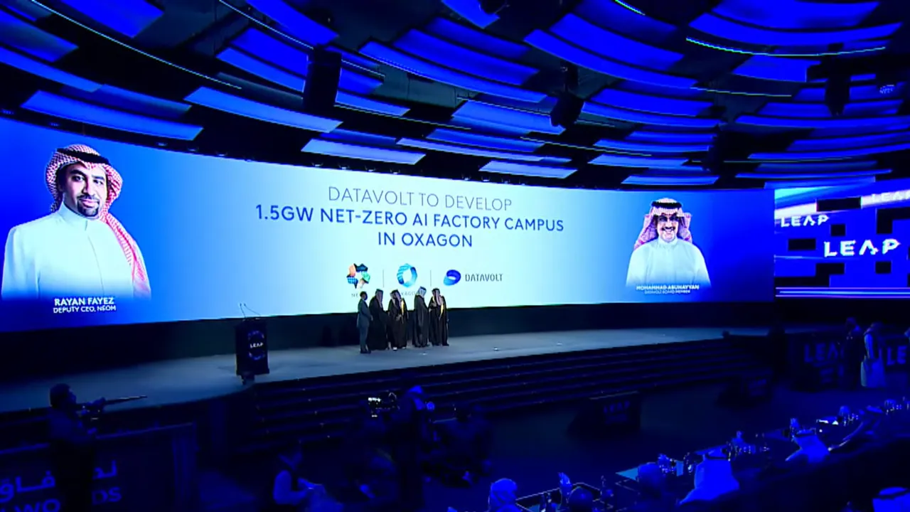 Neom Unveils $5 Billion Sustainable Data Center at Leap Conference