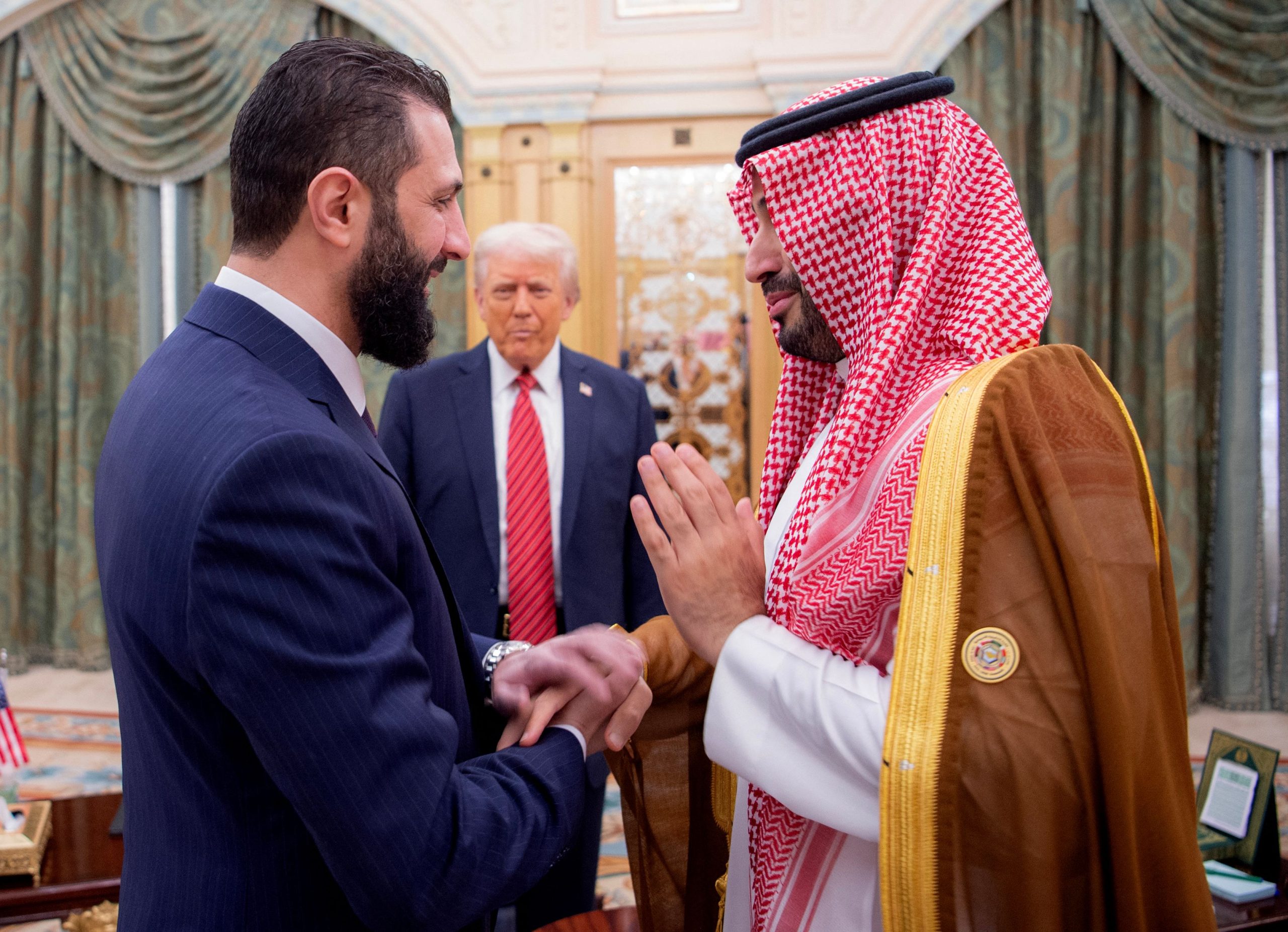 Historic Meeting in Riyadh Brings Together Saudi Crown Prince, U.S. and Syrian Presidents