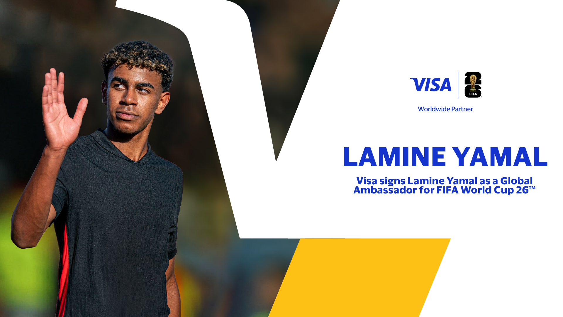 Visa Signs Football Phenom Lamine Yamal as Global Ambassador for FIFA World Cup 26™