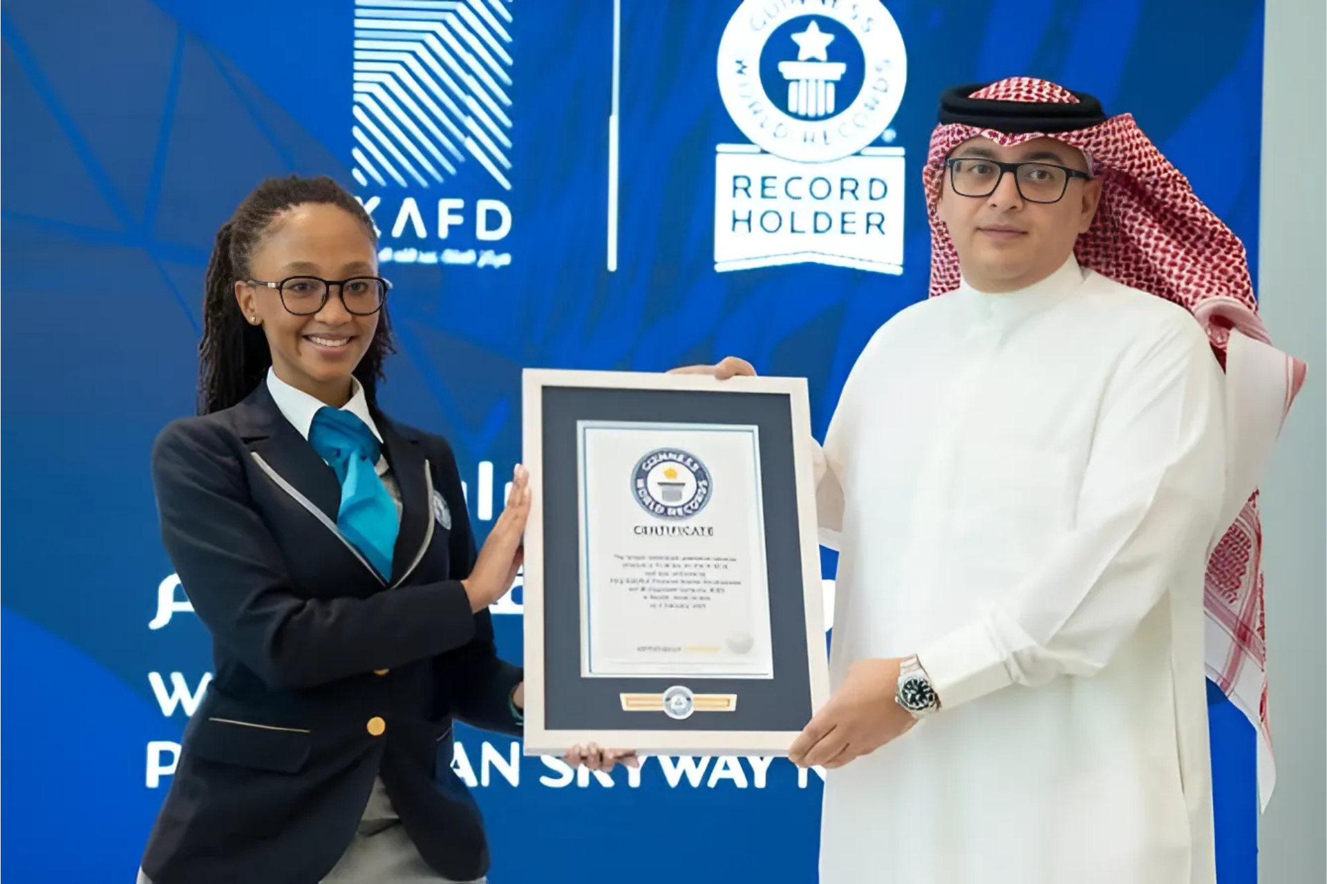 Riyadh’s Financial District Sets Guinness World Record with Longest Pedestrian Skyway