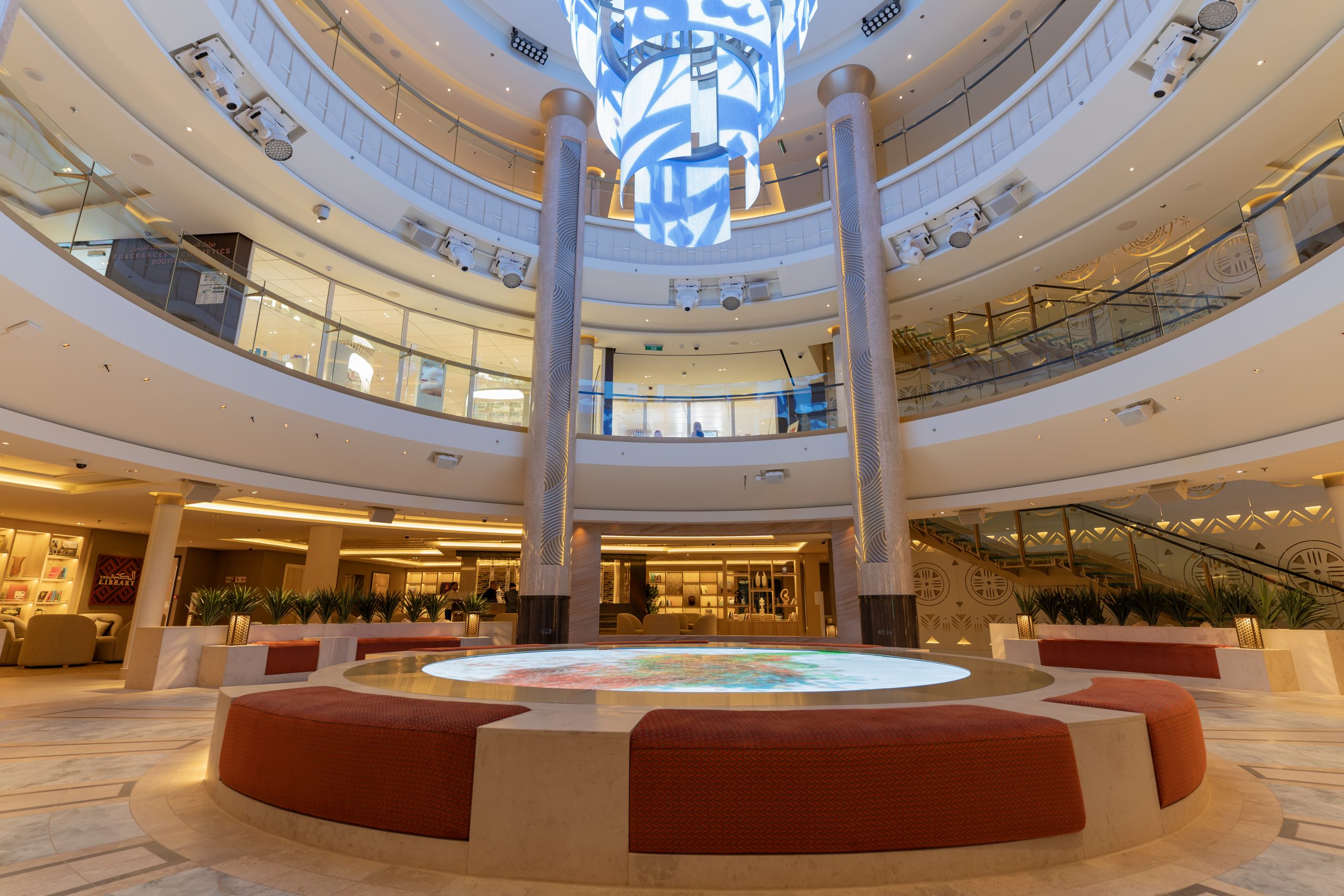 Atrium | AROYA Cruises