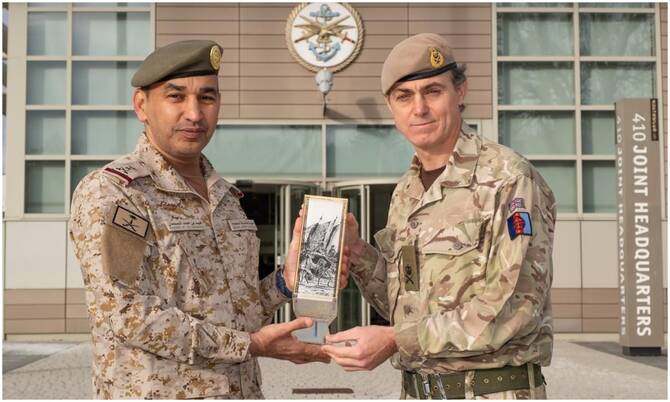 Saudi and British Joint Forces Commanders Strengthen Military Collaboration in High-Level Meeting