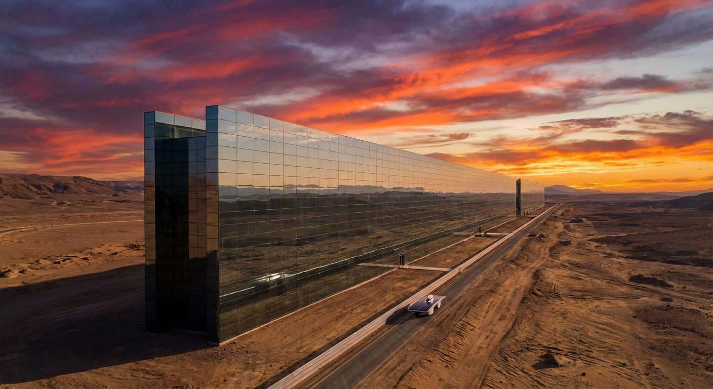 NEOM The Line construction