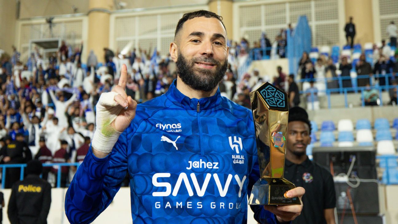 Benzema Brace Powers Al Hilal to 4-0 Rout as Al Ahli Win Sea Derby in Thrilling Saudi Pro League Night