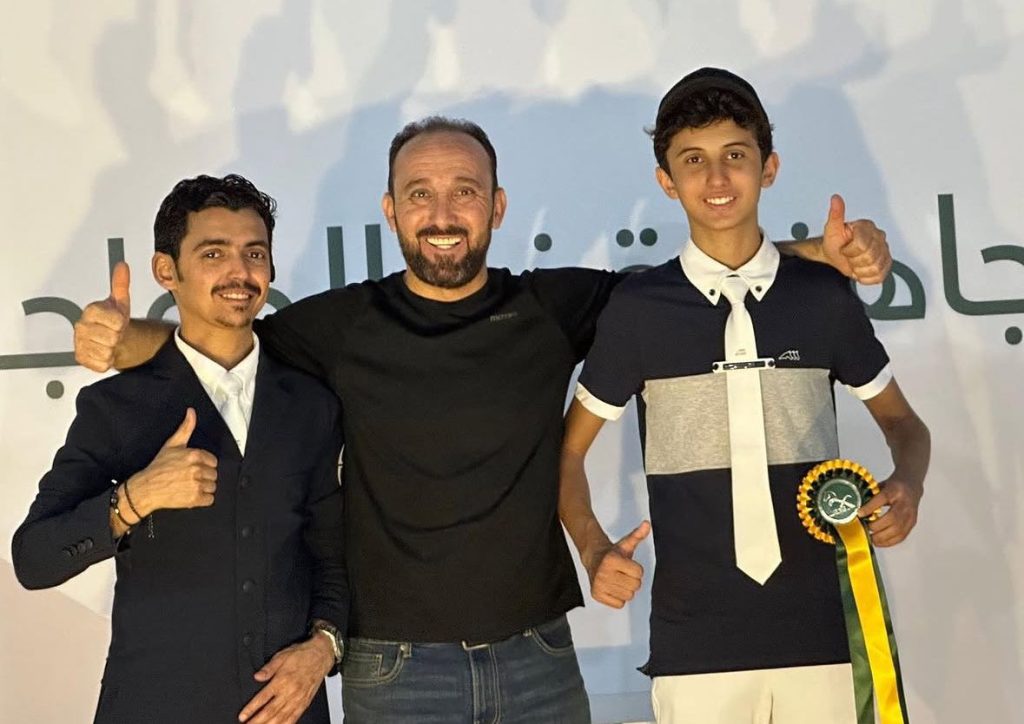 Anees Abd Al-Moneim Awina crowned champion of the equestrian championship