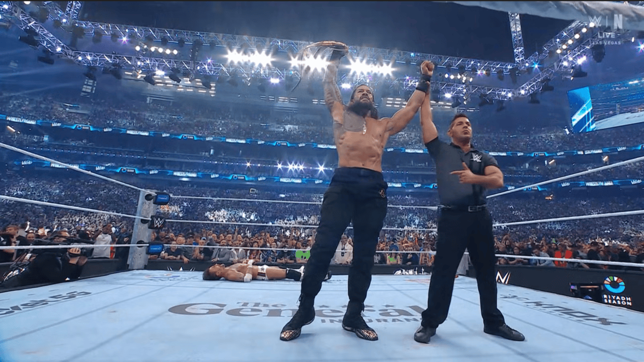 Roman Reigns Reclaims the World Heavyweight Championship at WrestleMania 42 in Las Vegas