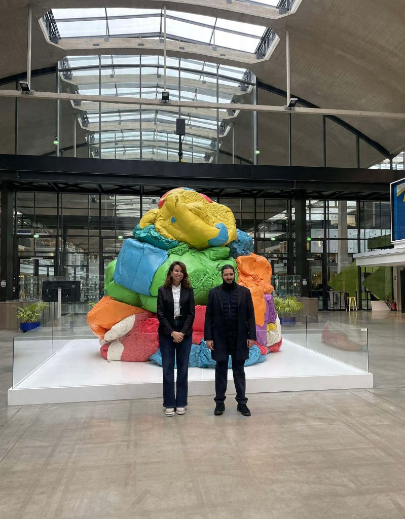 Visit of HRH Prince Mansour bin Nasser bin Abdulaziz Al Saud at Station F (Paris), organised by Lamia Hanafi Ceo of Nest Accelerator