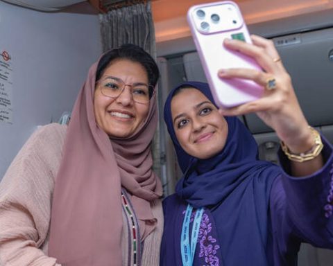 Princess Reema Meets Saudi Students Participating in ISEF 2026