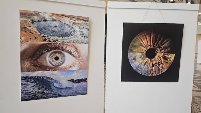 Saudi Photographer Transforms the Human Iris Into Striking Works of Art at Jeddah Exhibition