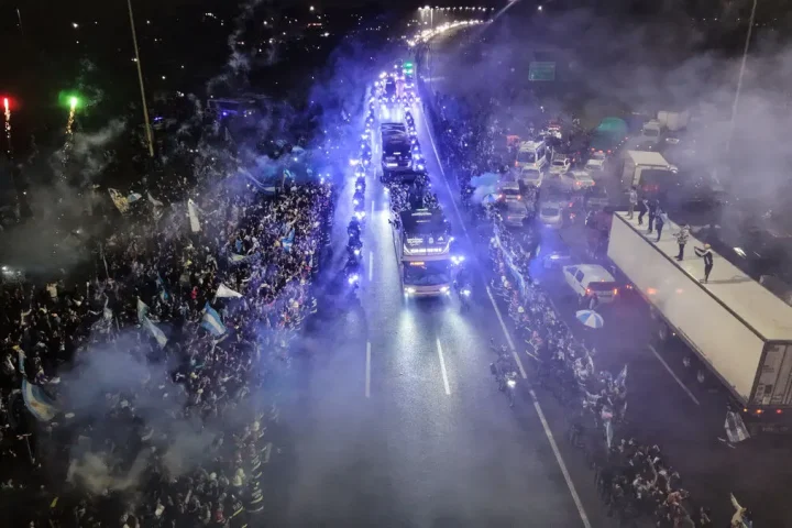 Thousands Welcome Argentina Team Home Without Lionel Messi After World Cup Final Defeat