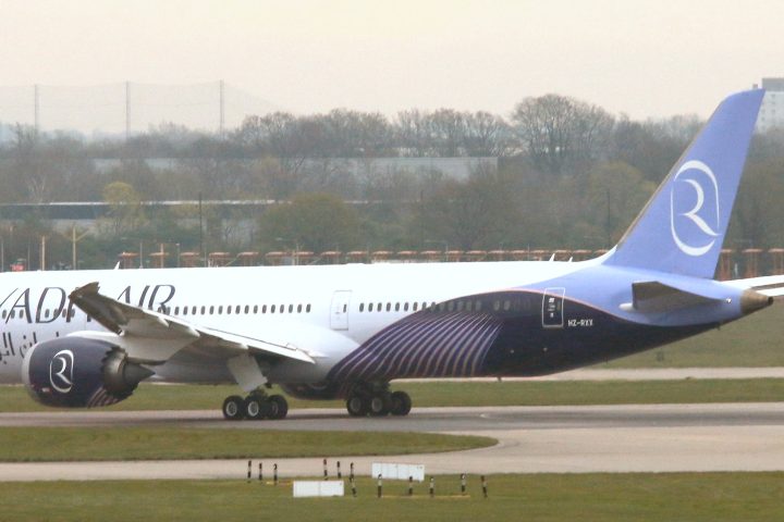Riyadh Air Boeing 787-9 Dreamliner HZ-RXX at London Heathrow