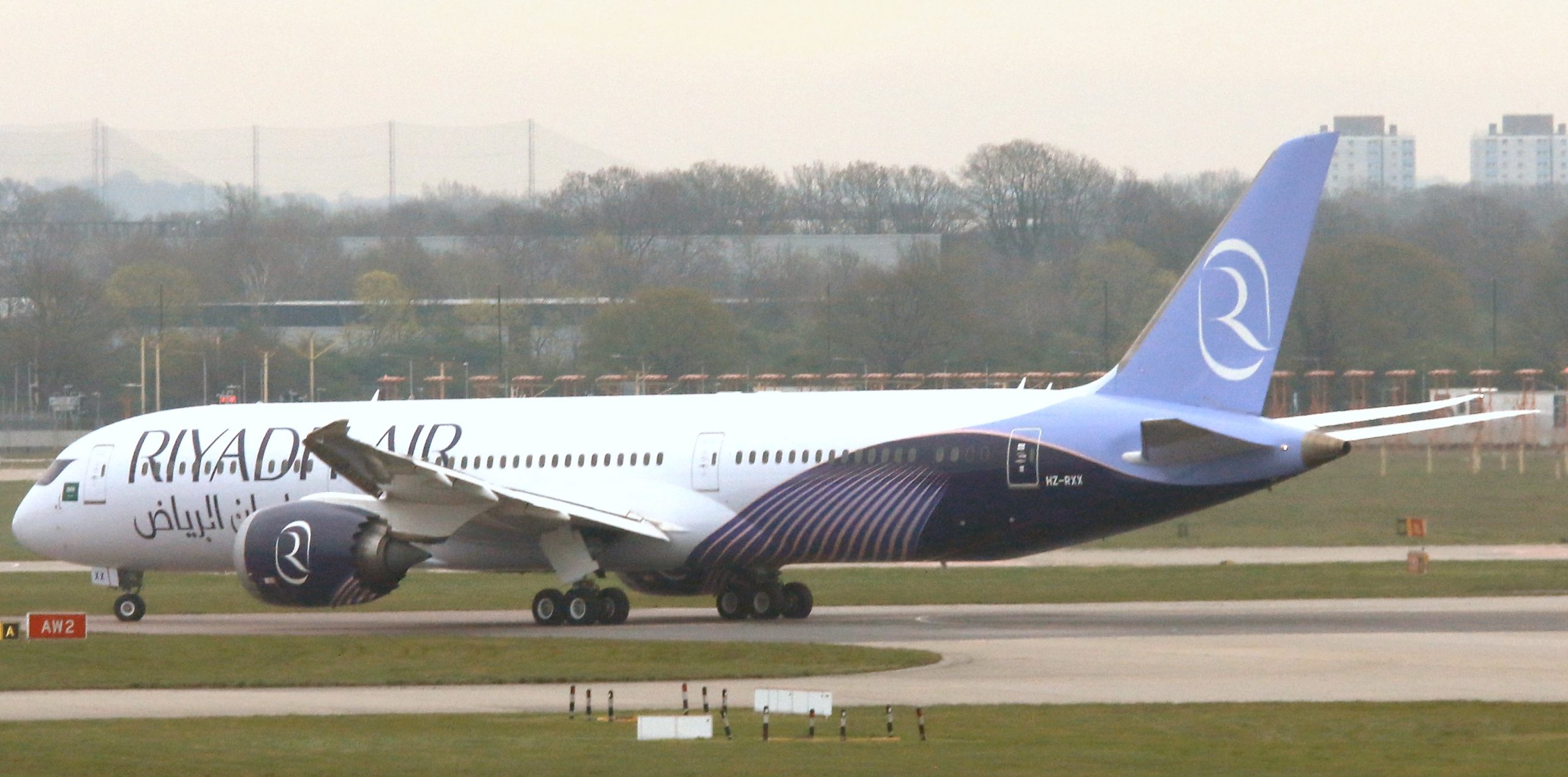 Riyadh Air Boeing 787-9 Dreamliner HZ-RXX at London Heathrow