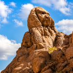 Hail's Sphinx Mountain Amazes Visitors with Human-Like Rock Formation
