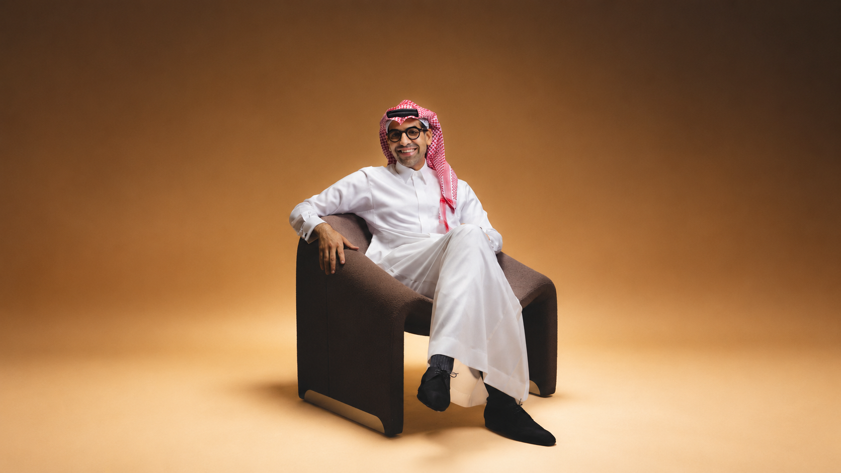 Seated In Style Abdullah Alkhorayef Embodies Quiet Confidence And Contemporary Saudi Elegance