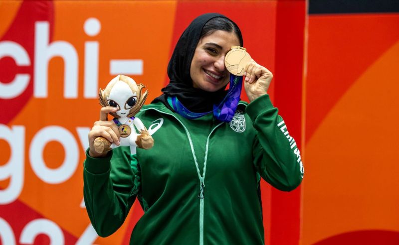 Dina Mustafa is first Saudi woman to win a medal at the Asian Games
