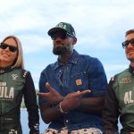 LeBron James with his UIM E1 World Championship team, Team AlUla