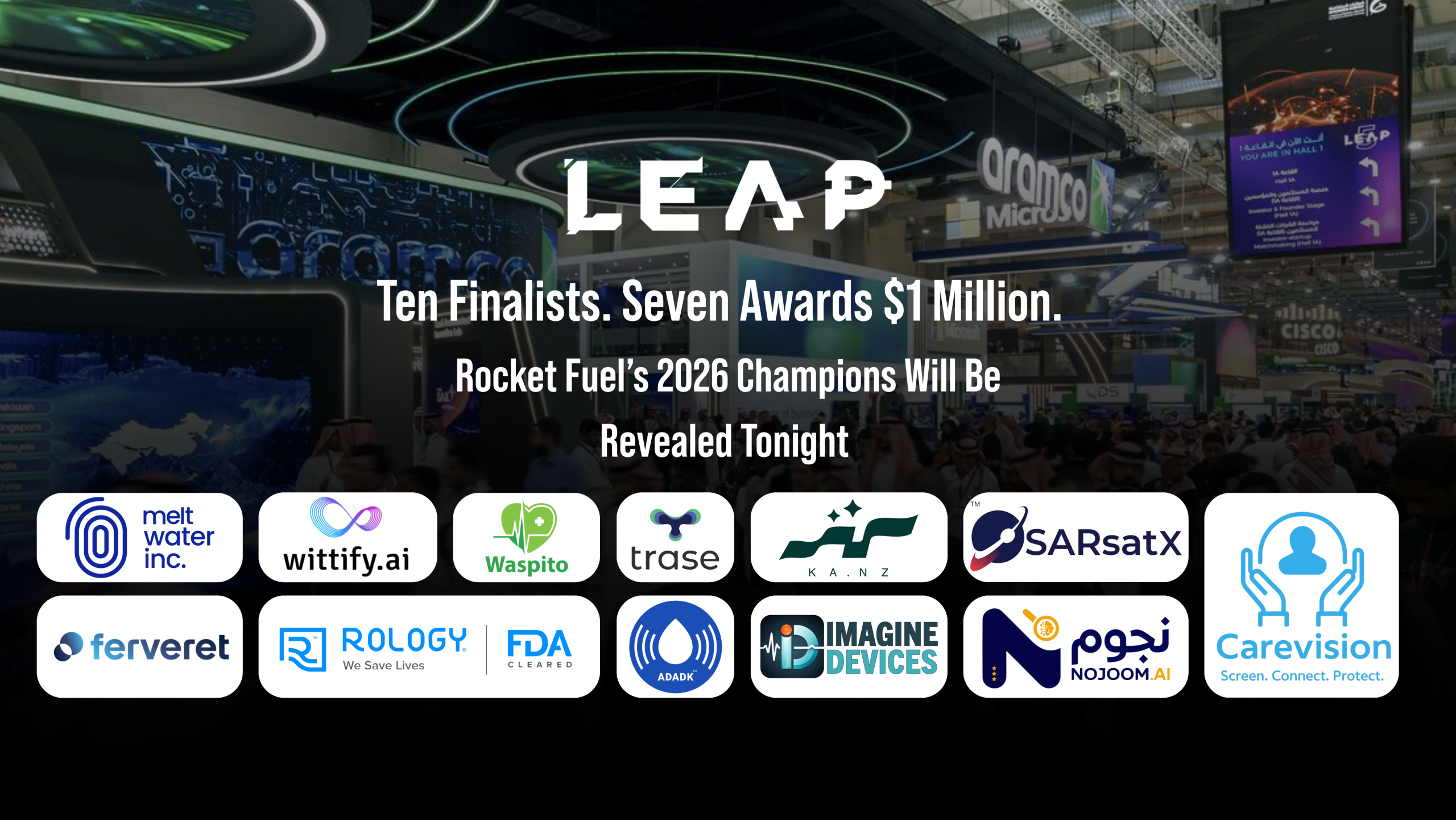 Ten Finalists. Seven Awards. $1 Million. Rocket Fuel’s 2026 Champions Will Be Revealed Tonight