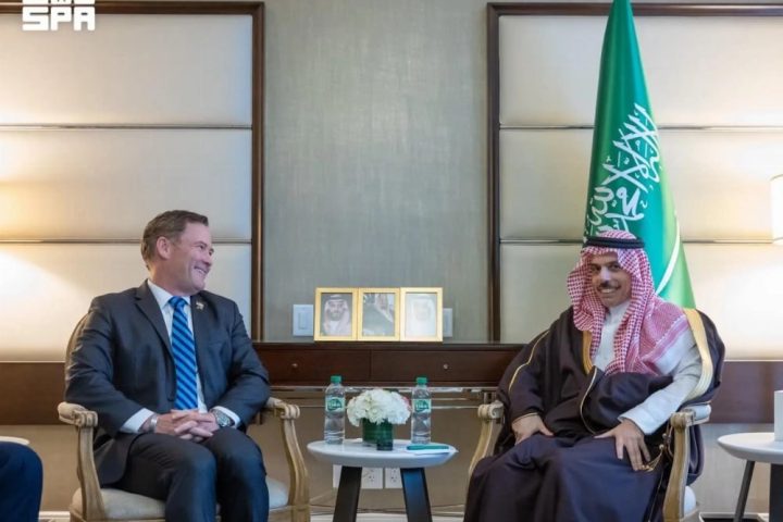 Prince Faisal bin Farhan Meets U.S. UN Representative