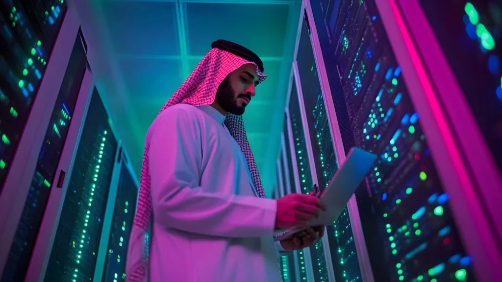 Saudi Arabia’s growing investment in data centers is supporting its ambition to become a global hub for artificial intelligence. Image source: Saudi Market Research Consulting.