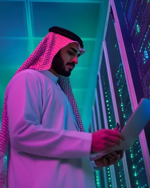 Saudi Arabia’s growing investment in data centers is supporting its ambition to become a global hub for artificial intelligence. Image source: Saudi Market Research Consulting.