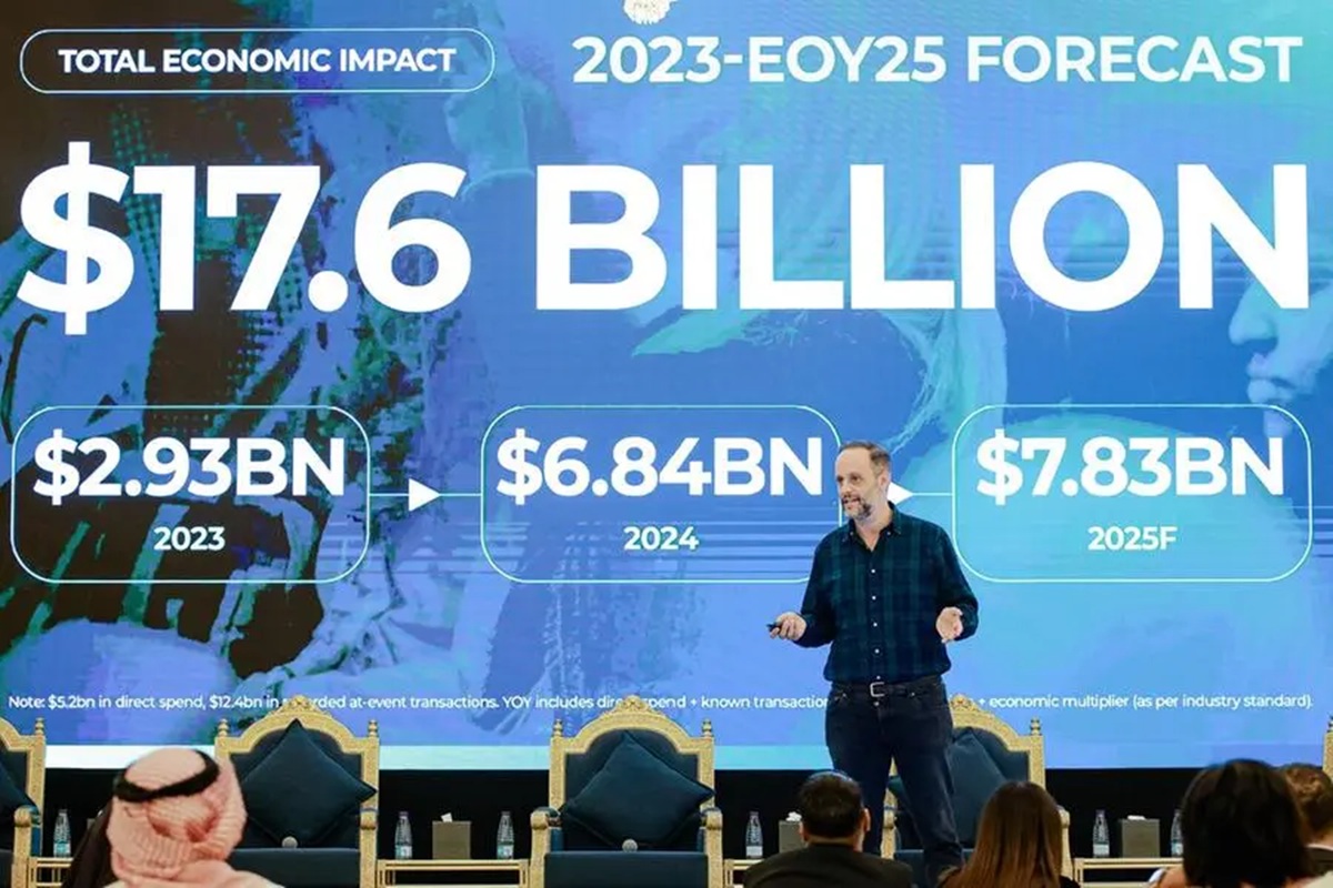 Tahaluf CEO Mike Champion, leading the company behind some of Saudi Arabia’s flagship business events. SOURCE: Arabian Business
