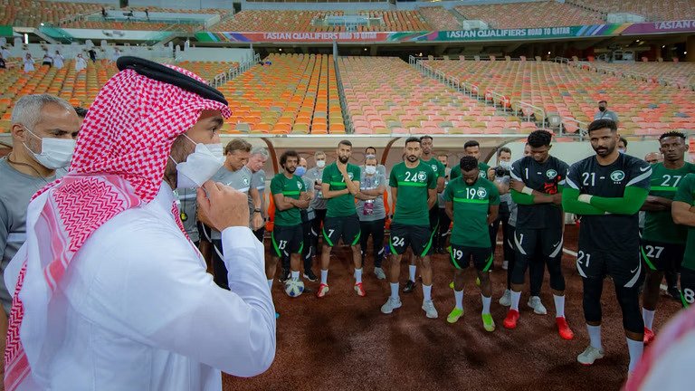 رسالة خاصة لنجوم المنتخب السعودي من الفيصل