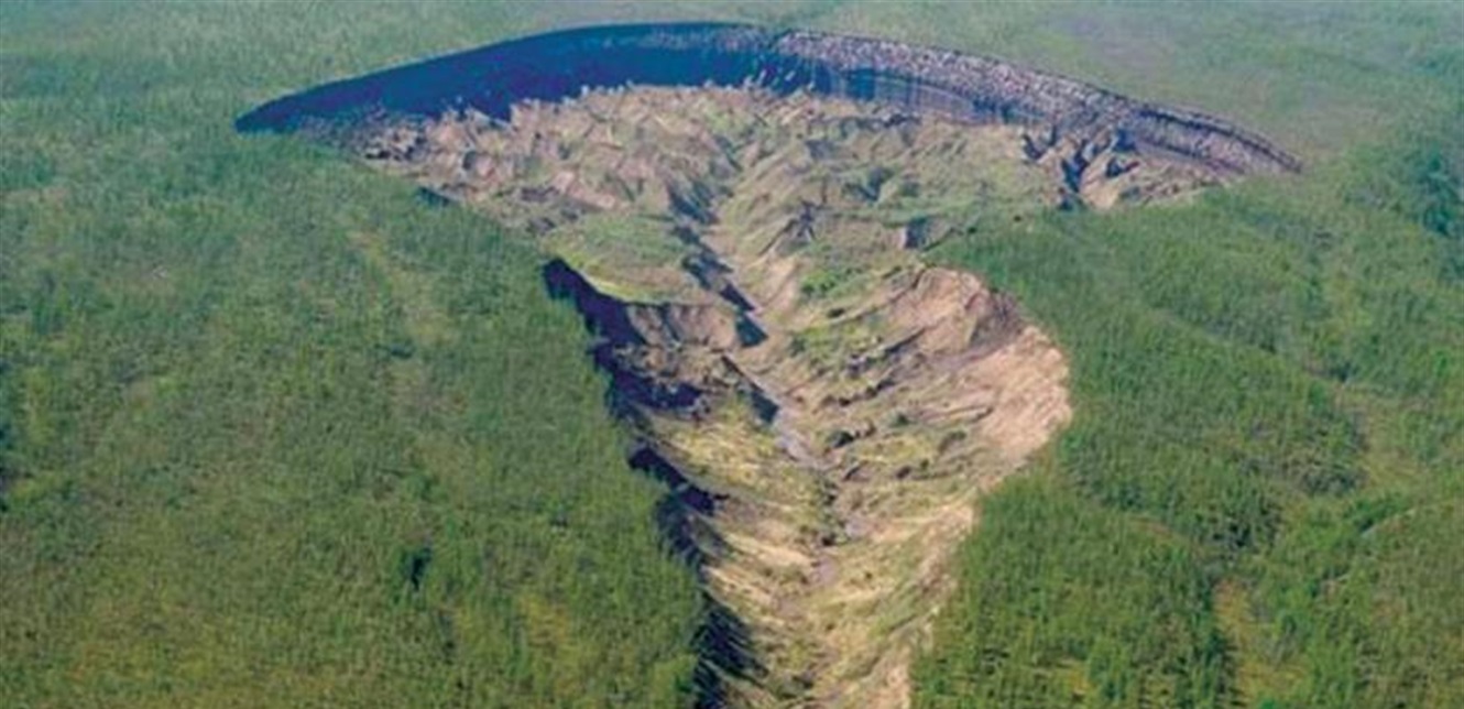بوابة الجحيم في سيبيريا  ممر إلى العالم السفلي