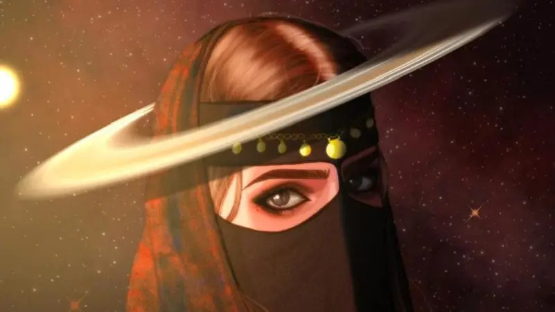 لوحات رقمية لفنان سعودي بدمج الفضاء والنجوم والكواكب