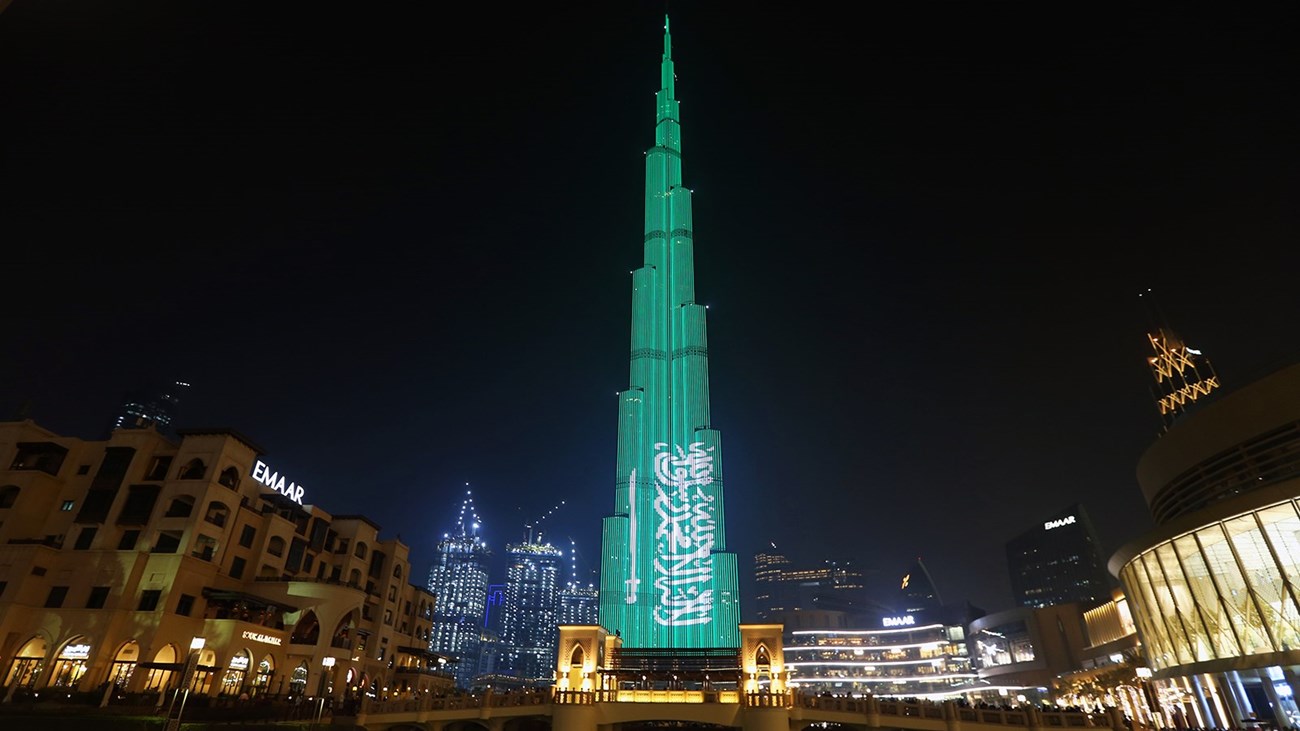 الإمارات تحتفل باليوم الوطني السعودي