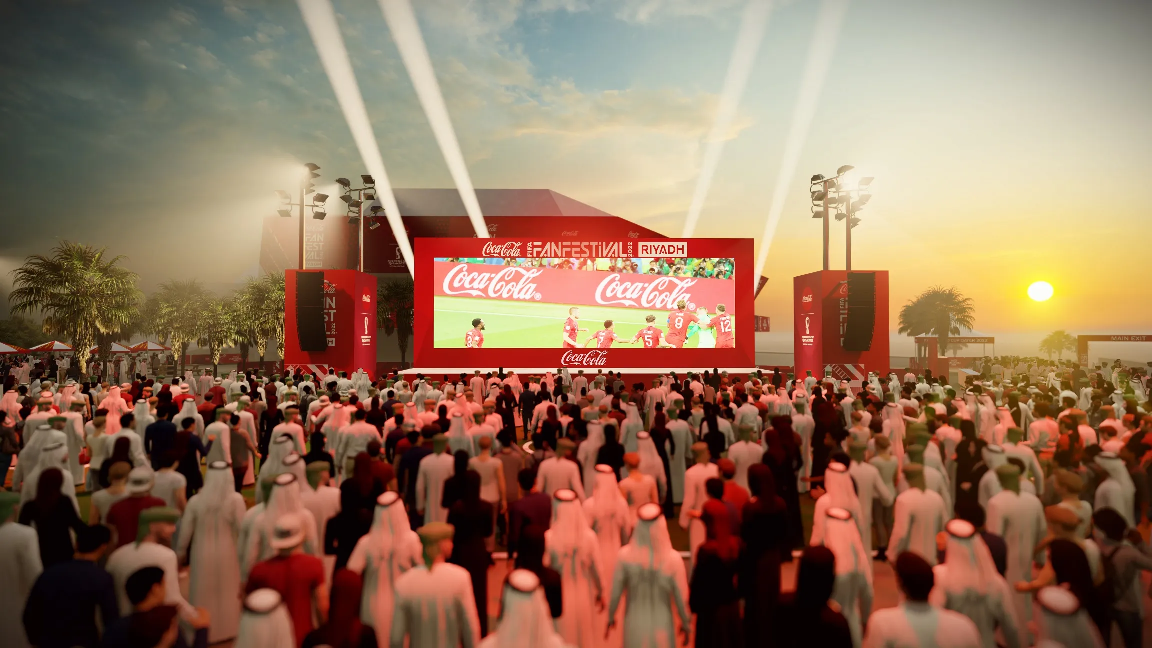 إقامة أول مهرجان رسمي لمشجعي Coca-Cola FIFA في الرياض