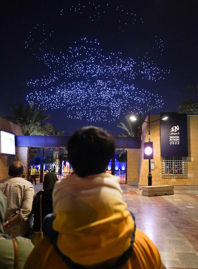 فوز مهرجان نور الرياض بستة أرقام قياسية في موسوعة جينيس