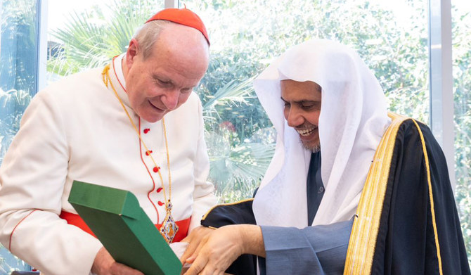 رئيس رابطة العالم الإسلامي يستقبل الكاردينال كريستوف شونبرون في الرياض