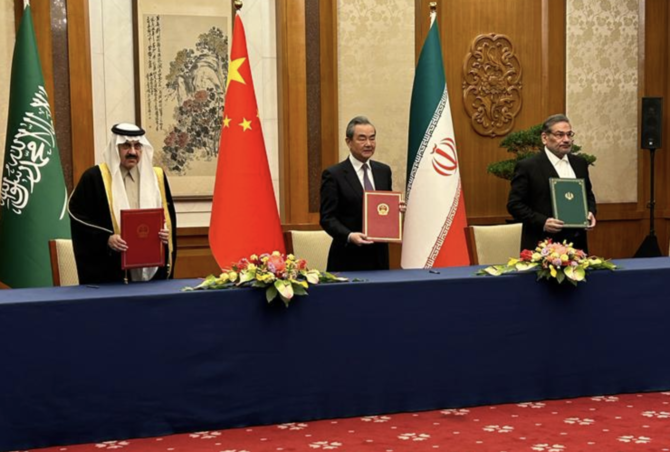 السعودية وإيران تتفقان على إعادة العلاقات الدبلوماسية