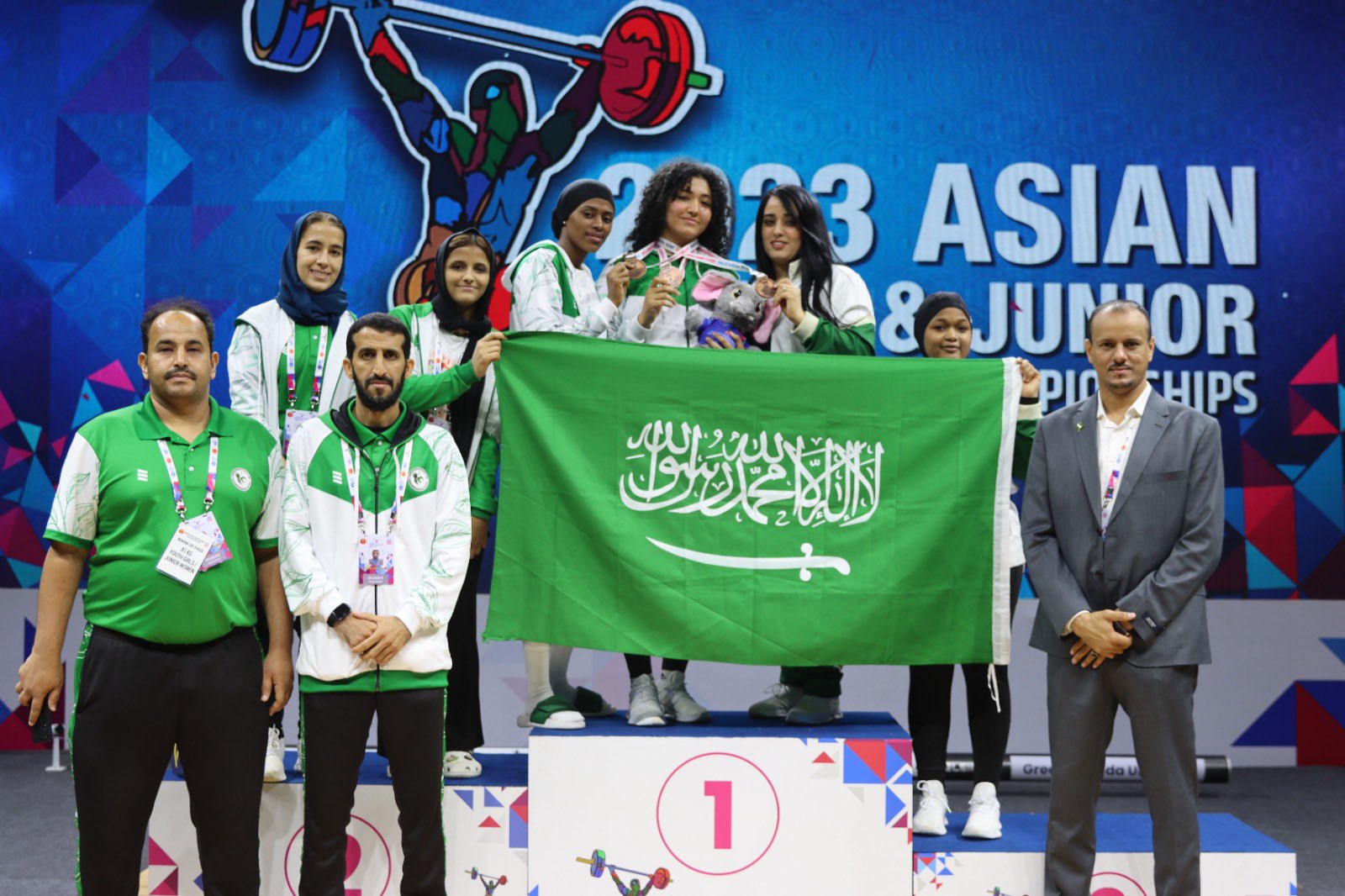 ليان القرشي أول رباعة سعودية تتوج بميدالية آسيوية