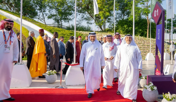 معرض الدوحة للبستنة 2023 يحتفل باليوم السعودي بفعاليات ثقافية