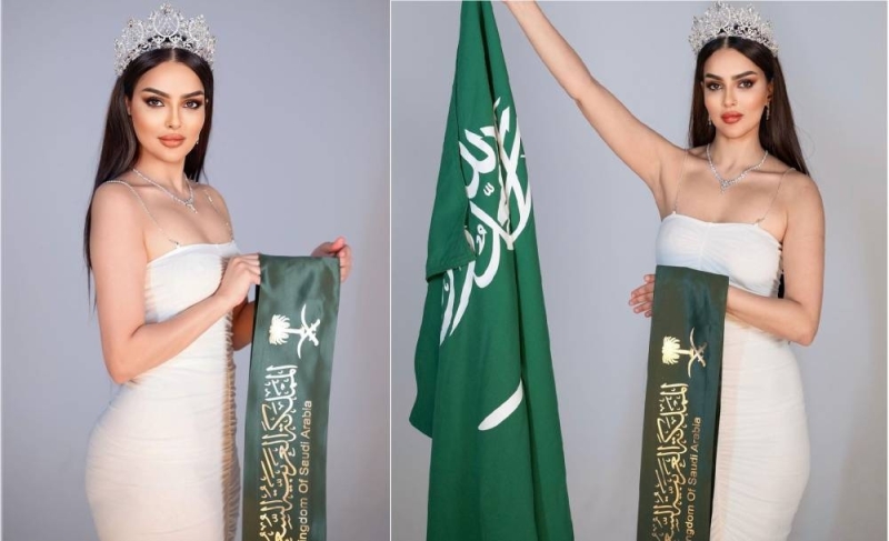 عارضة الأزياء السعودية رومي القحطاني تتنافس في مسابقة ملكة جمال آسيا العالمية