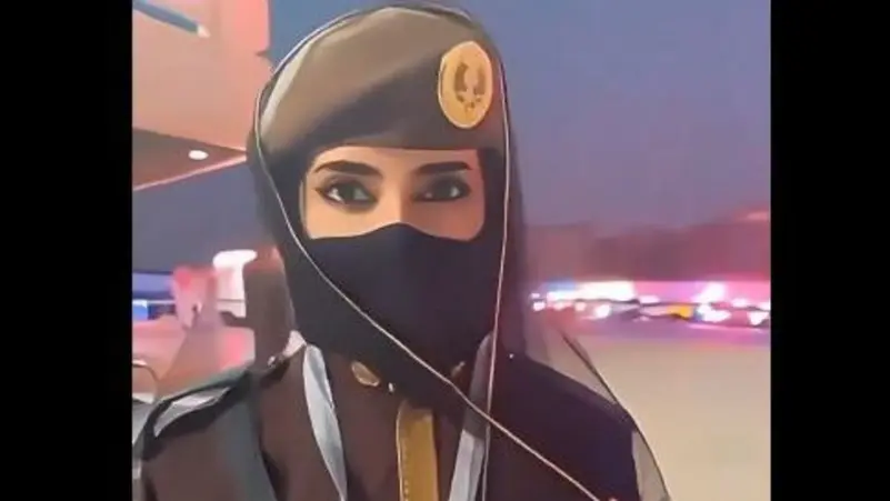 فتاة الهجانة السعودية تلفت أنظار الميديا