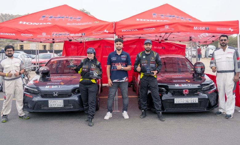 ثلاث منصات تتويج لفريق هوندا السعودية لرياضة المحركات HSMS