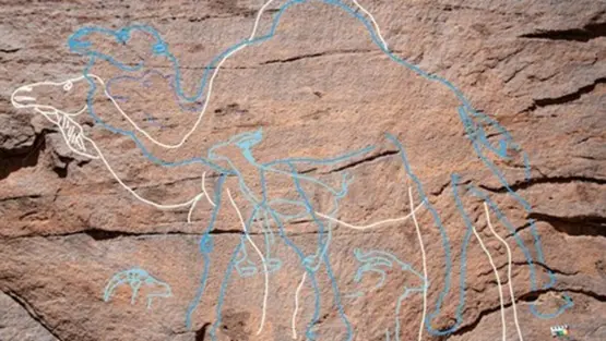 اكتشاف نقوش صخرية عملاقة في شمال الجزيرة العربية يعود تاريخها إلى 12 ألف عام